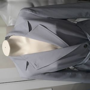 Talbots light grey lightweight wool coat. Size 10 PETITE